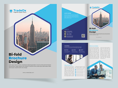 Creative Bi-fold Brochure Design branding design graphic design logo