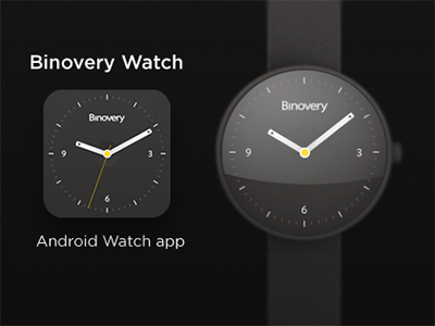 Binovery Watch android mobile app mobile design watch