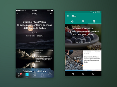 Blog Screen - Elasar iOS/Android App