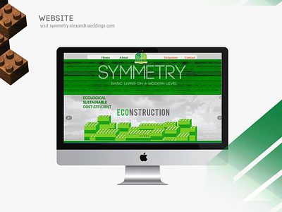 Symmetry Website building construction logo ecofriendly green playground sustainability sustainable symmetry webdeisgn website