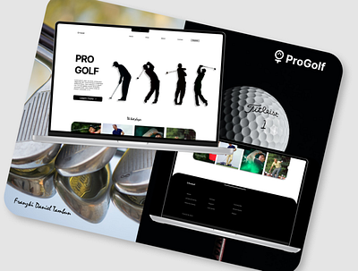 ProGolf branding graphic design logo ui