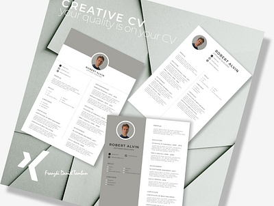 Creative CV graphic design
