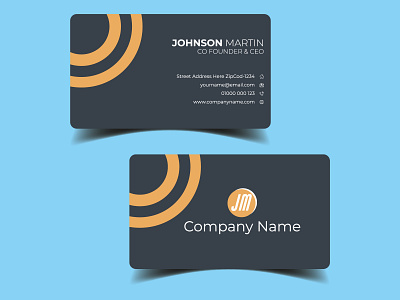 Morden Business Card Design Template 3d animation branding business card business card design business card design template card design color design graphic design illustration logo minilalstic minimalstic motion graphics professional typography ui ux vector