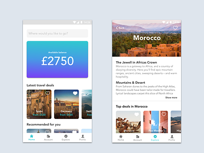 Fintech-Travel app