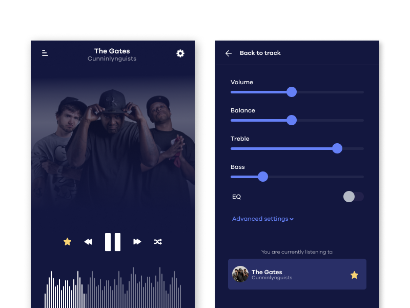 Daily Ui 007 Settings Page For Music Player By Dan