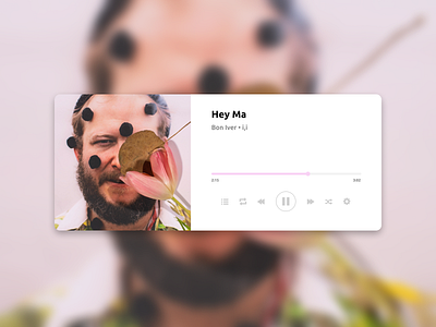 Daily UI #009 | Music player