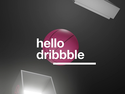 Dribbble Debut 3d blender dribbble debut eevee first shots hellodribbble motion graphics. design