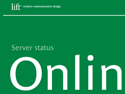 Status: online green type