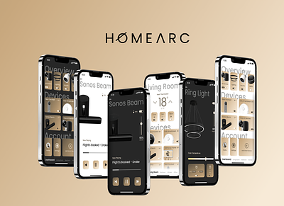 HomeArc app branding design graphic design ui