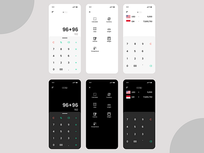 Multifunction Calculator design ui design ux graphic design ui ux