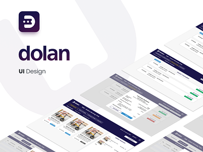 Dolan Web UI Design design graphic design ui ux web