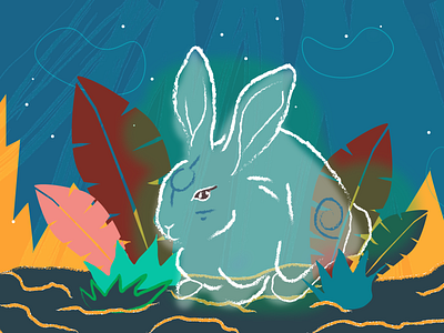 Rabbit Illustration By Melissa Gordon On Dribbble