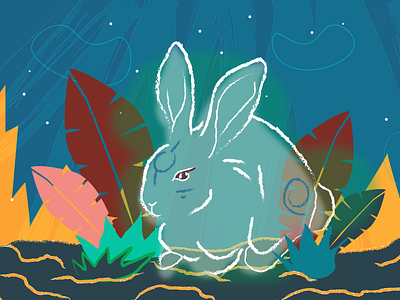 Rabbit Illustration digital art illustration illustrator