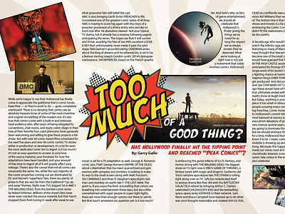 Famous Monsters 2 Page Article Spread