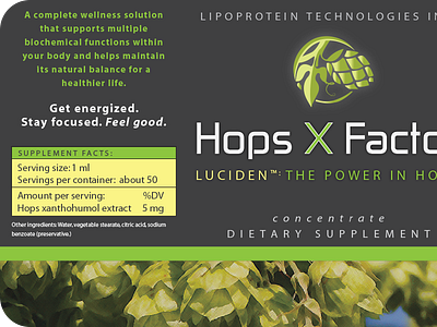 Hops X Label label design labeling packaging packaging design print design