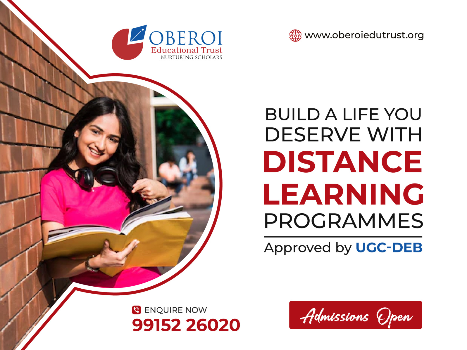 Distance Learning Programmes by Oberoi Educational Trust on Dribbble