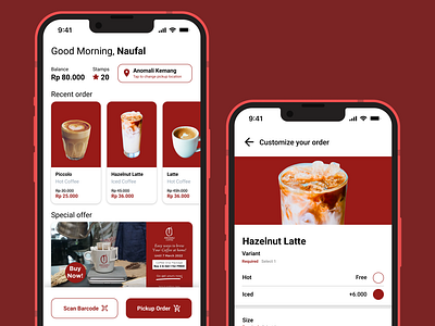 Coffee App UI Design