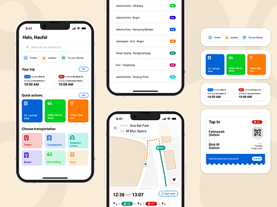 Public Transport app UI Design