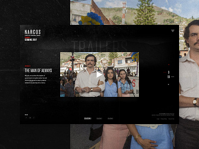 Narcos TV Serie - Trailers criminal drug escobar lord money serie tv website