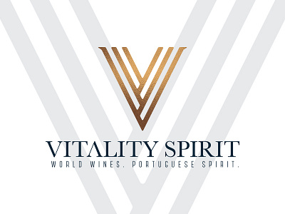Vitality Spirit - logo brand branding identity logo mark spirit wine wines