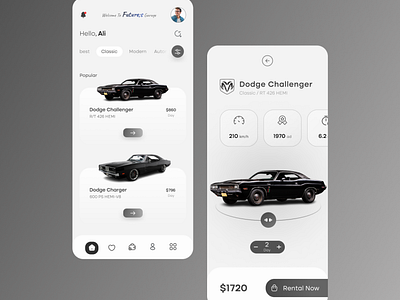 Calassic Car Rent App