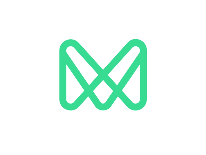 Our new mark banking branding fintech identity logo m monese motion