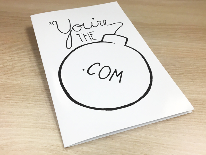 www.bomb.com custom illustration greeting card hand drawn illustration