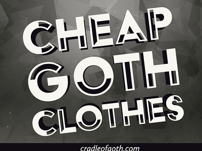 Cheap Goth Clothes