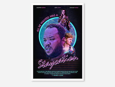 'Staycation' Film Poster film festival film poster film poster design