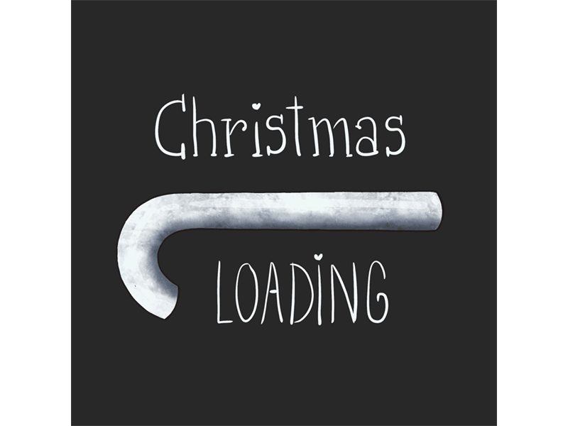 Loading... animation candy christmas cute gif loading motion graphics watercolor