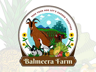 BALMEERA FARM branding design graphic design illustration letter b logo motion graphics typography vector