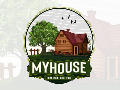 MYHOUSE branding design graphic design illustration logo typography vector