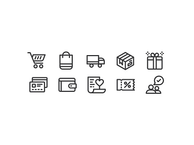 E-commerce icons