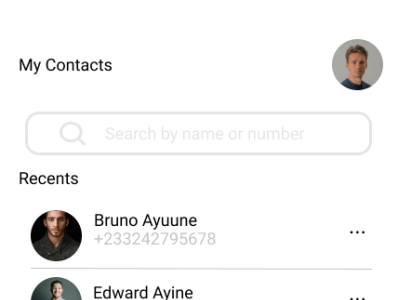 contact app