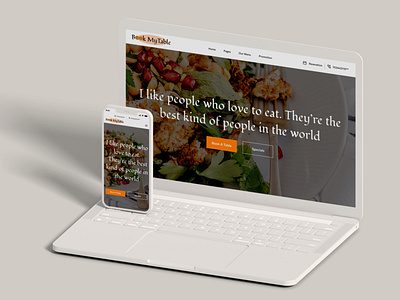 Book My Table ui uiux webdesign website
