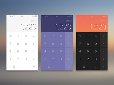 Daily UI #004 - Calculator 004 calculator clean dailyui flat minimal numbers ui