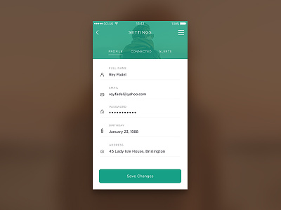 Daily UI #007 - Settings