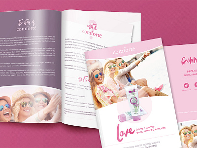Press Kit brand development magazine design natural skincare press kit print design skincare industry