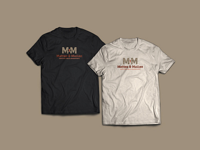 Matteo & Mullen, CPA's: Shirt Design accounting brand development cpa logo design