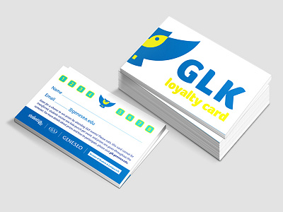 GLK Loyalty Card brand development brand guidelines higher ed late night programming logo design print design publications student affairs