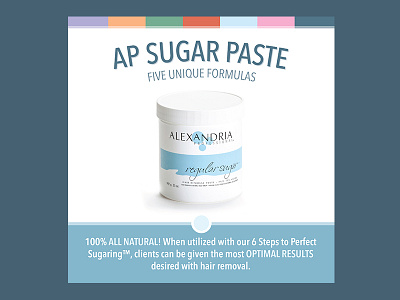 AP Social Media Graphic Series (5) brand development digital design skincare social media sugaring