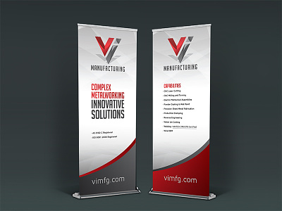 Vi Manufacturing: Roll-Up Banners