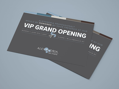 The Studio: VIP Grand Opening Mailer