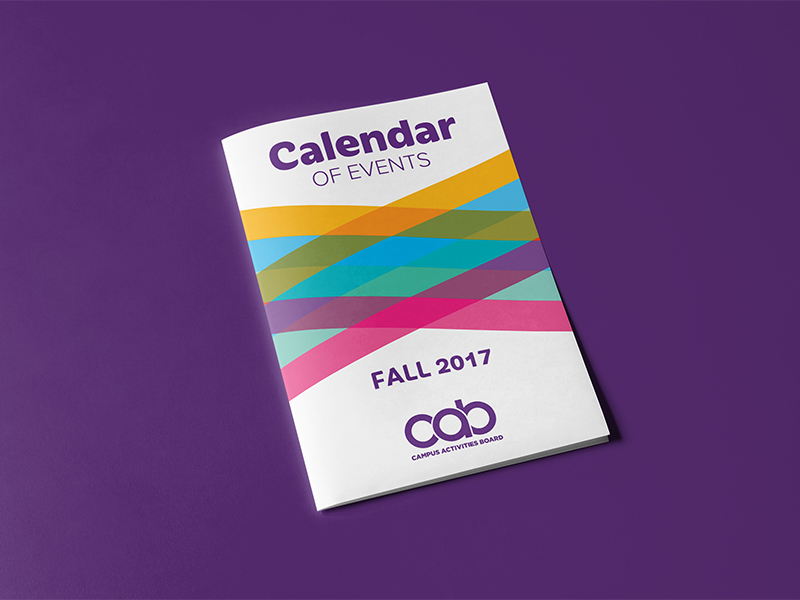 Campus Activities Board Calendar Nazareth College Cover by Kristen