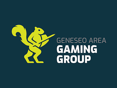 Geneseo Area Gaming Group Logo brand development branding gaming logo logo design