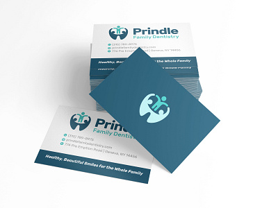 Prindle Family Dentistry Business Card branding business cards dentistry letterhead logo design natural light photography photography print design small business squarespace visual branding website design