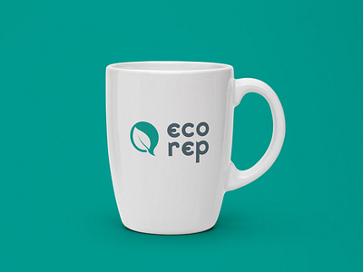 Eco Rep Mug brand development branding college eco enviroment higher ed logo logo design print design student affairs sustainability