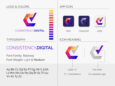 Digital Agency Logo Design | Consistency Digital branding colorful logo digital agency logo logo modern logo new logo idea