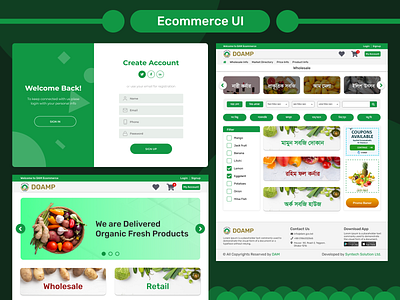 Ecommerce UI Design b2b ui design ecommerce ui web design