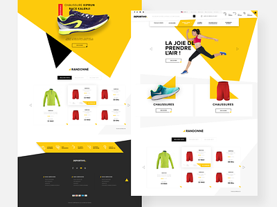 Deportivo - Online sportwear store clothes ecommerce layoutdesign sportwear uidesign ux design webdesign